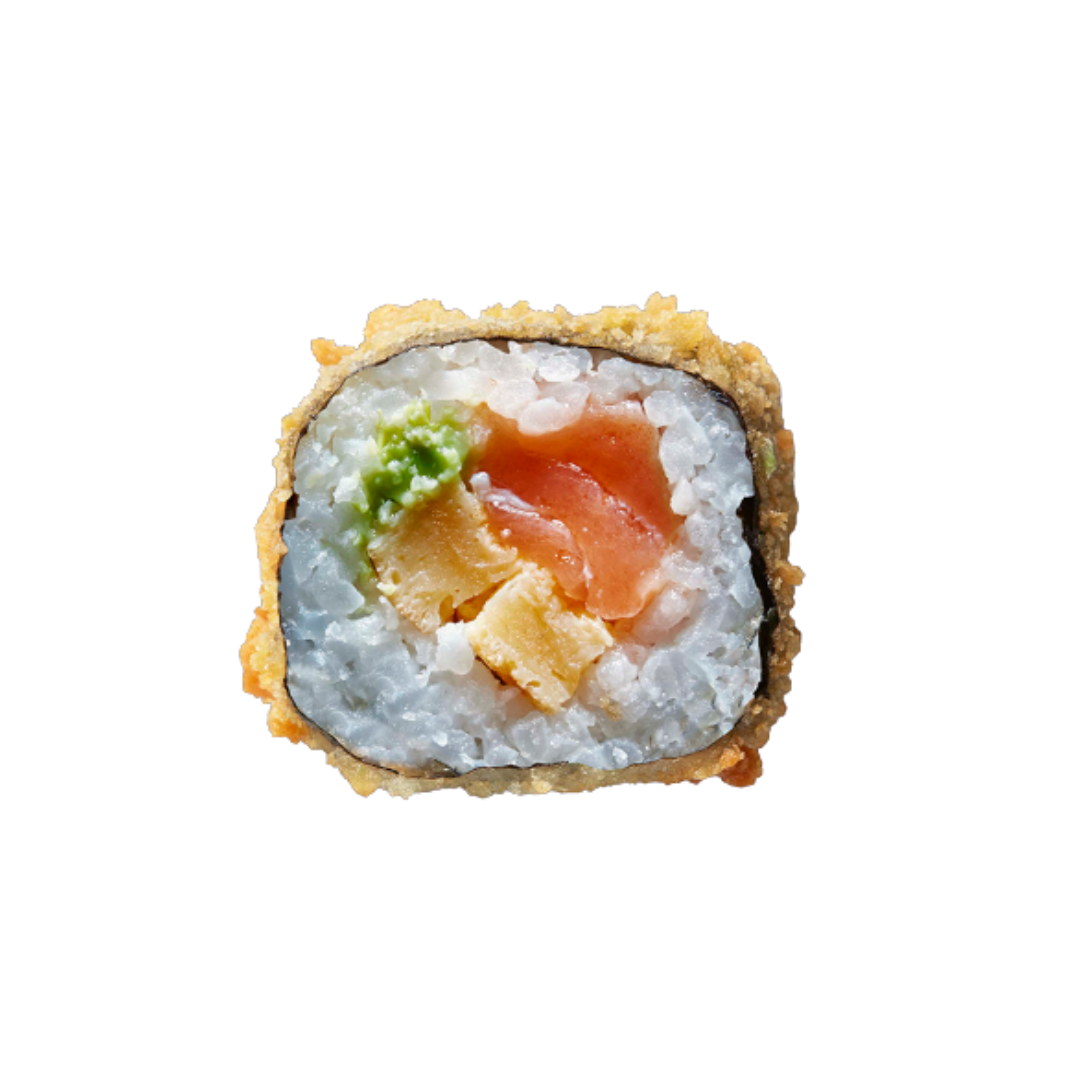 Crispy salmon roll